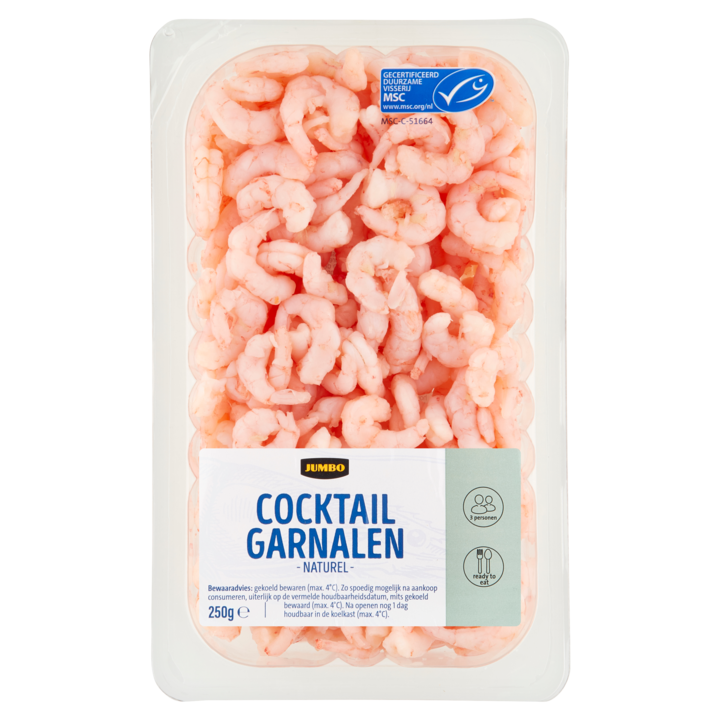 Jumbo Cocktail Garnalen Naturel 250g