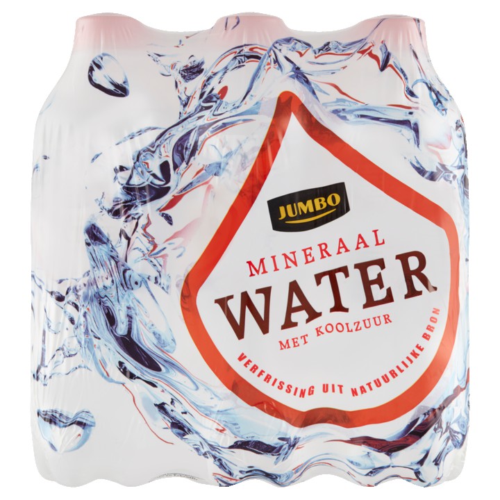 Jumbo Mineraalwater met Koolzuur - Fles 6 x 500ML