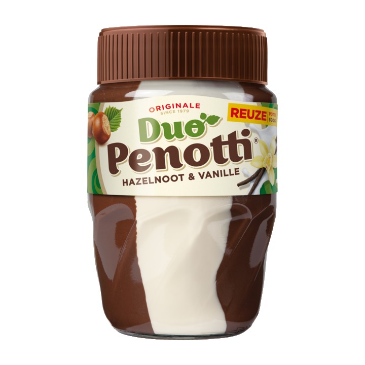 Duo Penotti Hazelnoot &amp;amp; Vanille Reuze Potti 800g