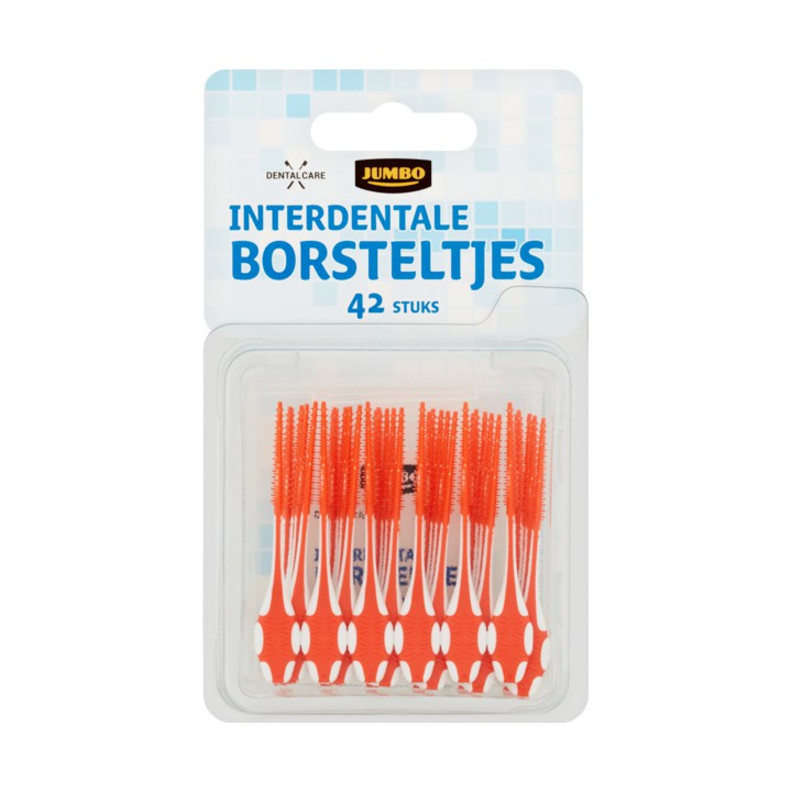 Jumbo Interdentale Borsteltjes 42 Stuks | Nederland Life Jumbo Interdentale Borsteltjes 42 Stuks