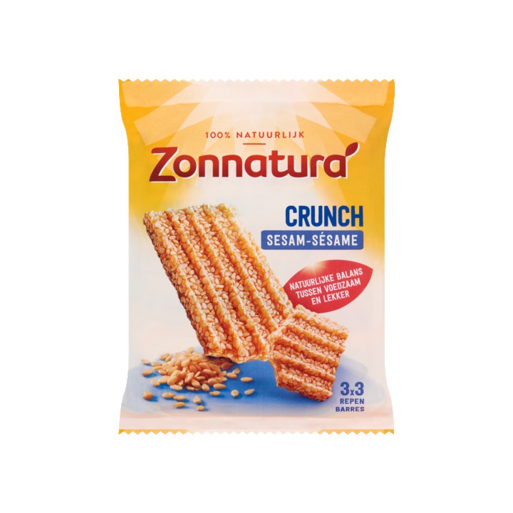 Zonnatura Crunch Sesam 3 x 50g