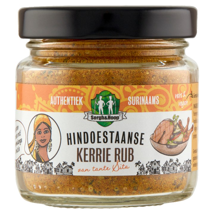 Sorgh&amp;amp;Hoop Hindoestaanse Kerrie Rub 50g