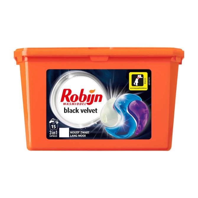 Robijn 3-in-1 Wascapsules black velvet