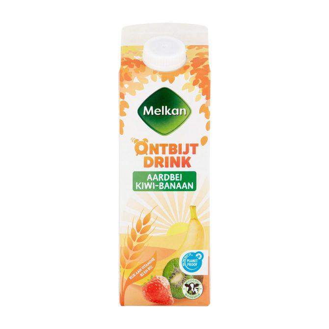 Melkan Aardbei kiwi drank