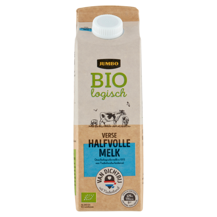 Jumbo Biologisch Verse Halfvolle Melk 500ml
