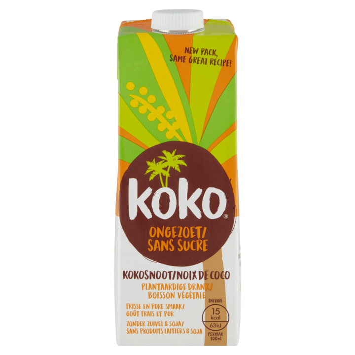 Koko Dairy Free Ongezoet 1L