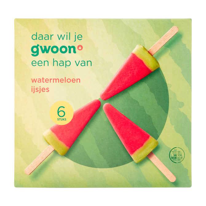 g&#039;woon Watermeloen ijsjes