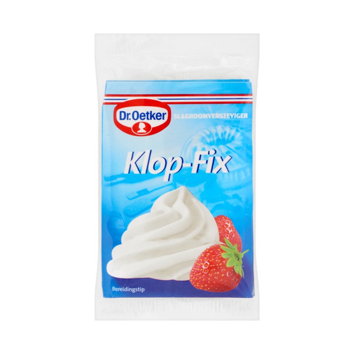 Dr. Oetker Klop-Fix Slagroom 24g