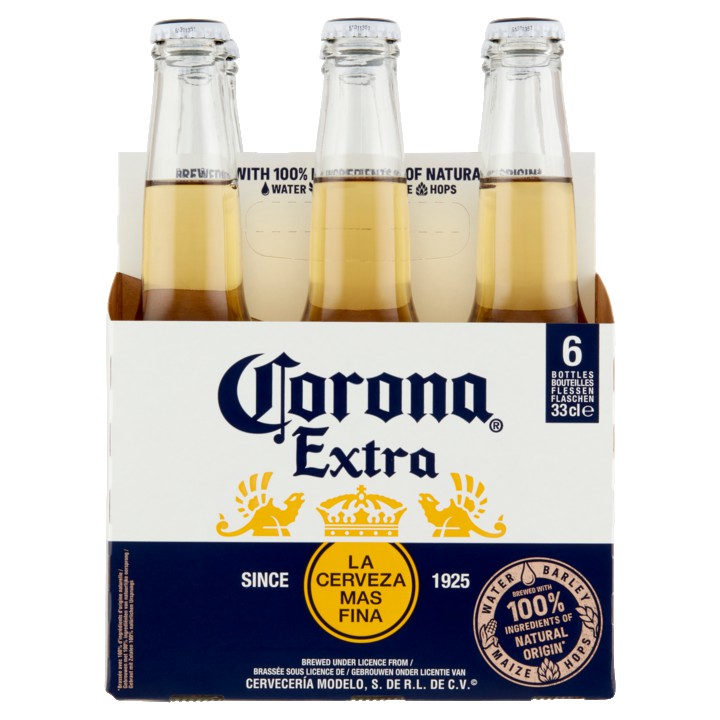 Corona Extra Flessen 6 x 330ml