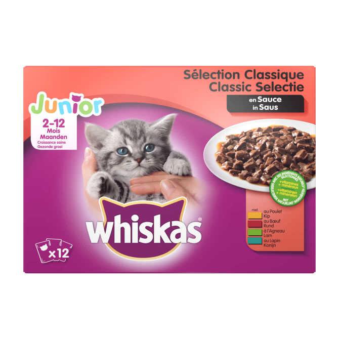 Whiskas Junior maaltijdzakjes kittenvoer