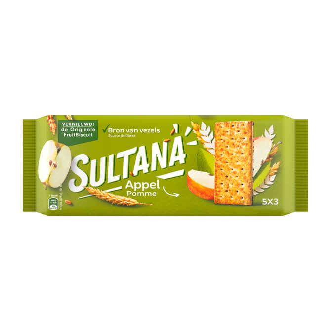 Sultana Fruitbiscuit appel