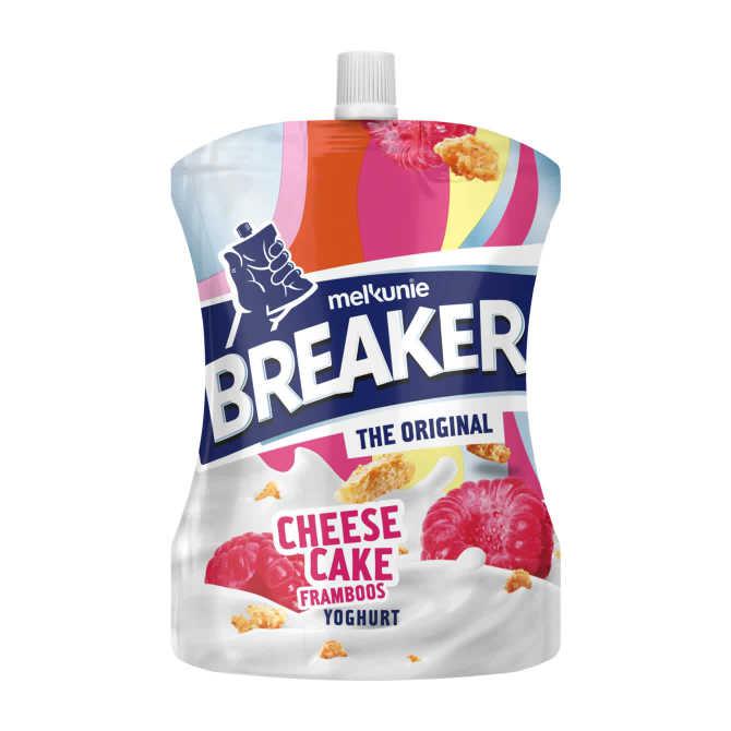 Melkunie Breaker cheesecake framboos yoghurt