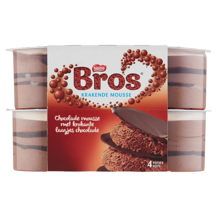 Bros Krakende Mousse 4 x 57g