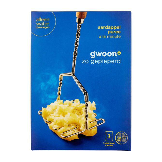 g&#039;woon Aardappelpuree &amp;agrave; la minute