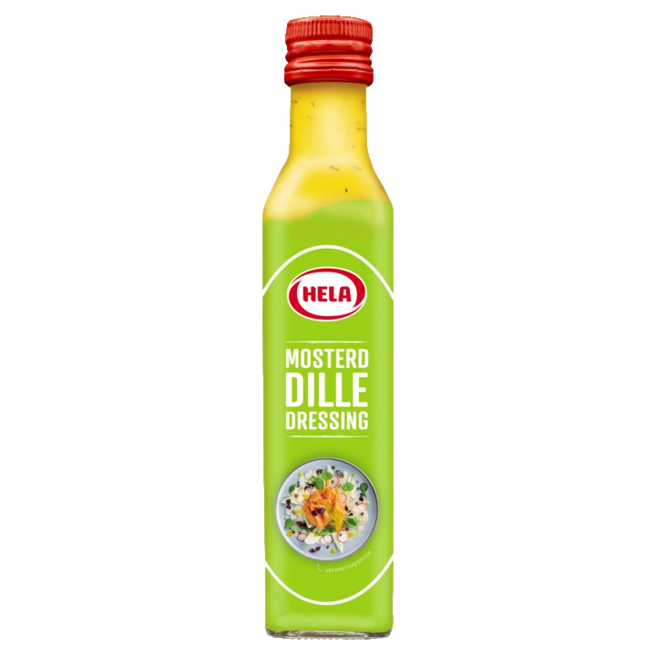 Hela Salad &amp;amp; Sandwich Mosterd - Dille 250ml