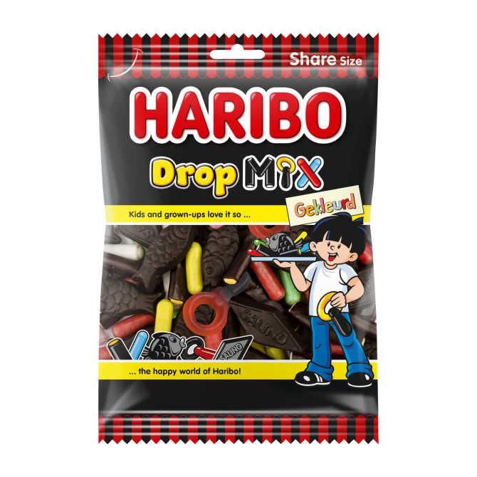 Haribo Dropmix gekleurd