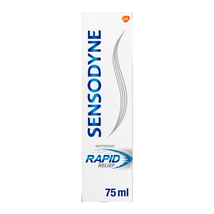 Sensodyne Rapid Relief Whitening tandpasta voor gevoelige tanden 75ml