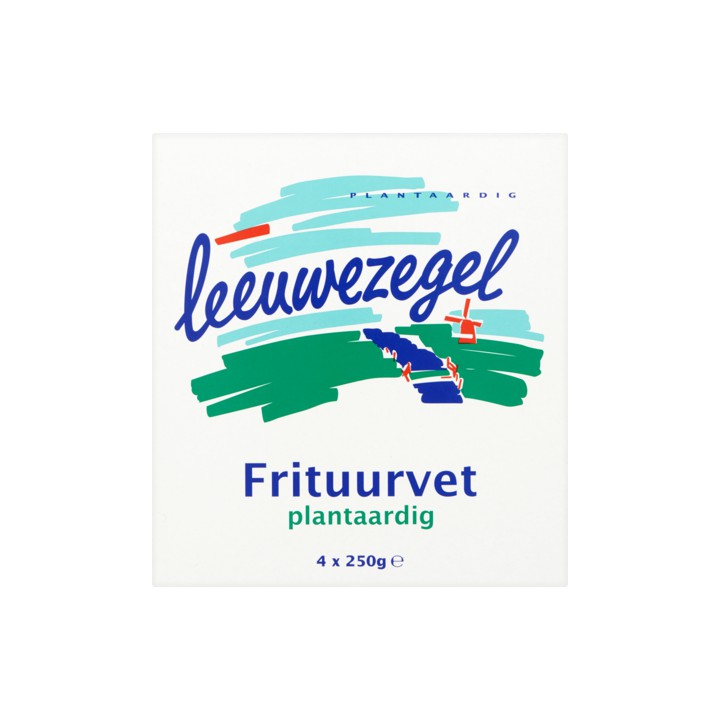 Leeuwezegel Frituurvet Plantaardig 4 x 250g