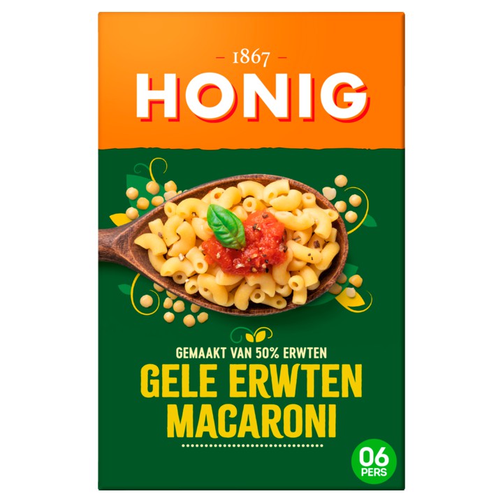 Honig Macaroni Erwten 500g