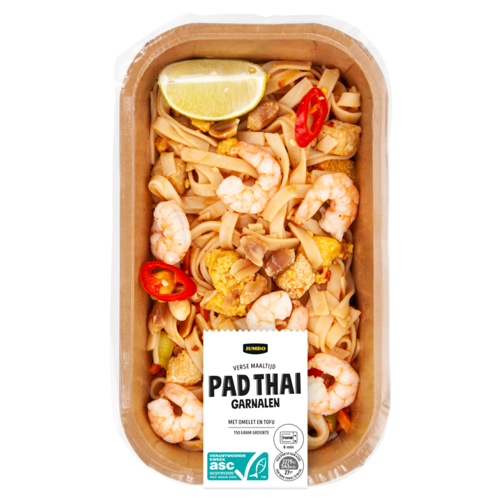 Jumbo Verse Maaltijd Pad Thai Garnalen 450g