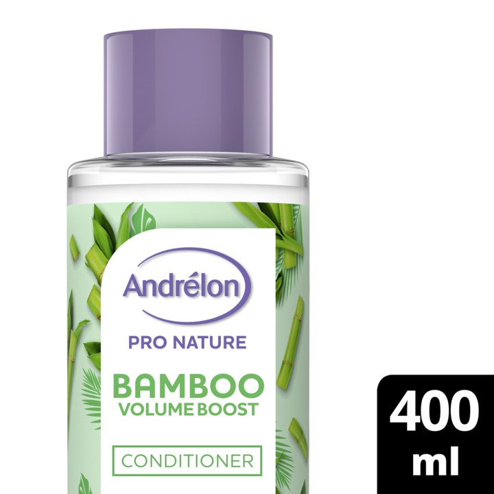 Andrélon Pro Nature Bamboo Volume Boost Luchtig Volume Conditioner 400ml | Nederland Life Andrélon Pro Nature Bamboo Volume Boost Luchtig Volume Conditioner 400ml