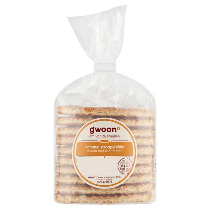 g&#039;woon Stroopwafels karamel