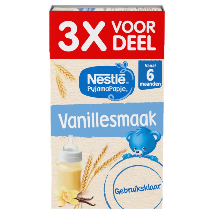 PyjamaPapje&amp;reg; Vanillesmaak 6+ baby pap