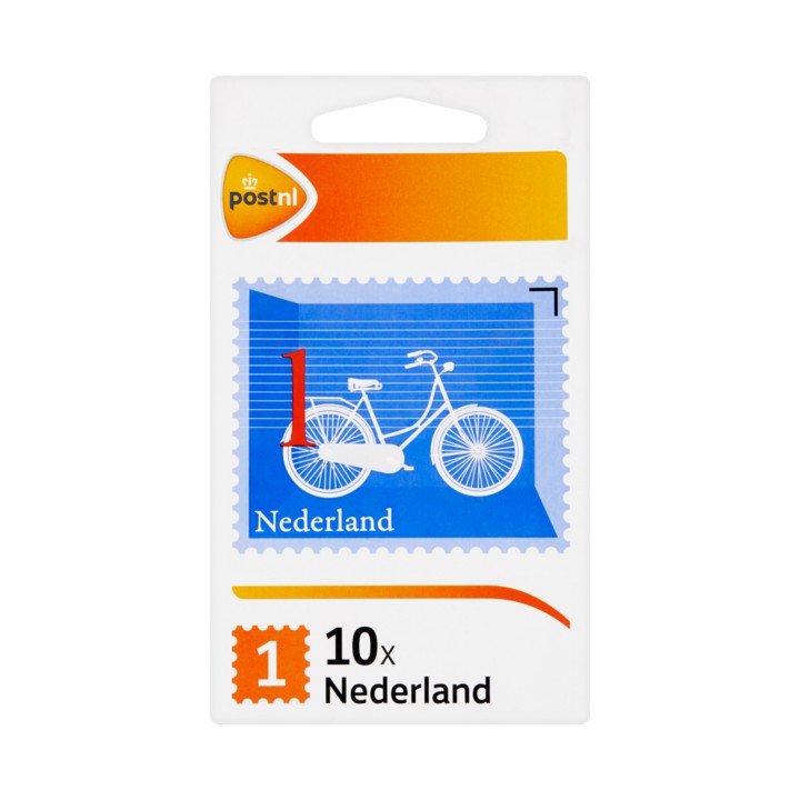 PostNL Nederland 1 Postzegels Holland 10 Stuks