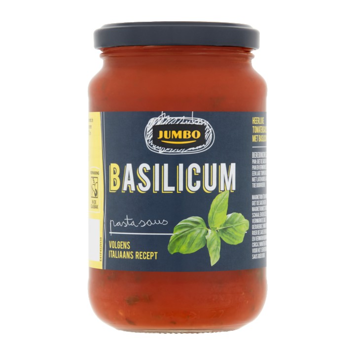 Jumbo Basilicum Pastasaus 340g