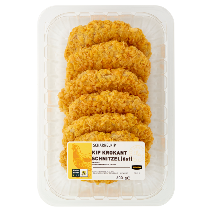 Jumbo Kip Krokant Schnitzels 6 Stuks