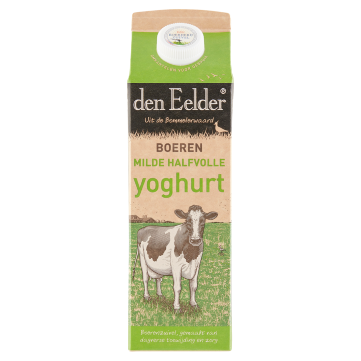 Den Eelder Boeren Milde Halfvolle Yoghurt 1L