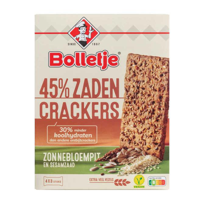 Bolletje Vezelrijke zadencrackers met zonnebloempitten