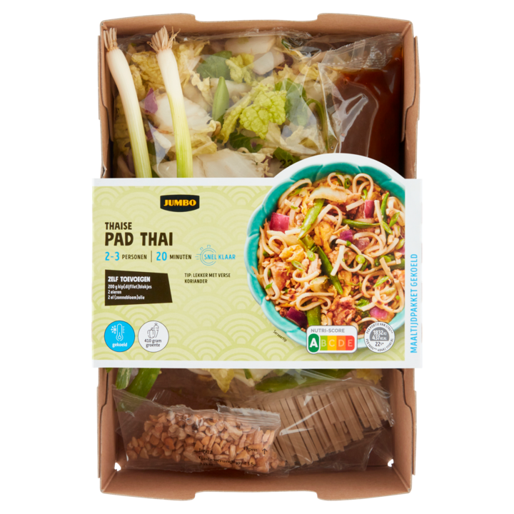 Jumbo Gesneden Maaltijdpakket Thaise Pad Thai 2-3 Personen