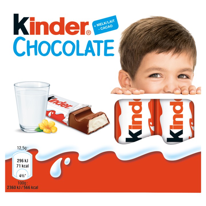 Kinder Chocolate 4 Reepjes 50g