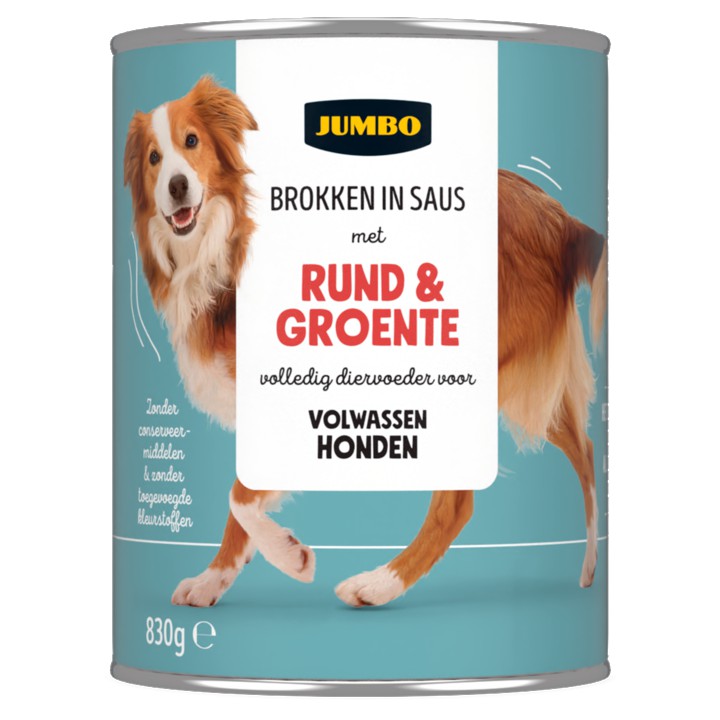 Jumbo Hondenbrokken In Saus Rund en Groenten 830g