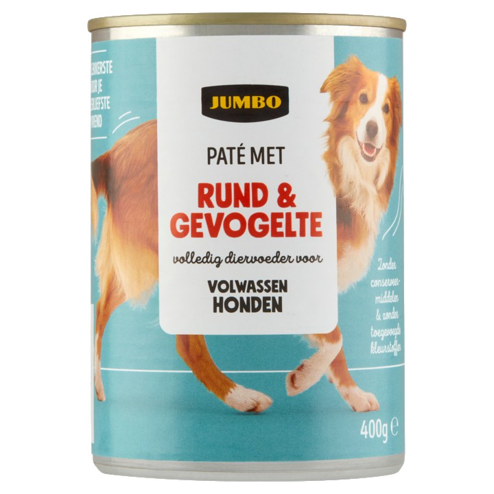 Jumbo Pat&amp;eacute; met Rund &amp;amp; Gevogelte 400g