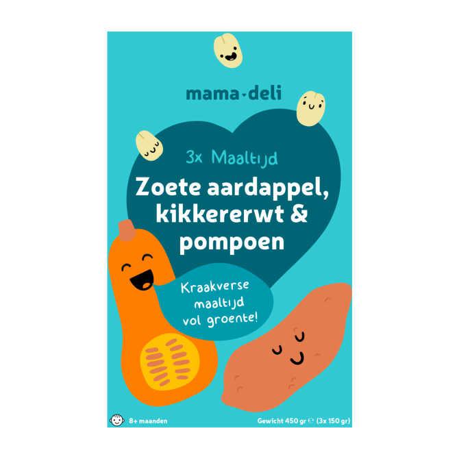 Mama deli Zoete aardappel & pompoen 4+ mnd | Nederland Life Mama deli Zoete aardappel & pompoen 4+ mnd