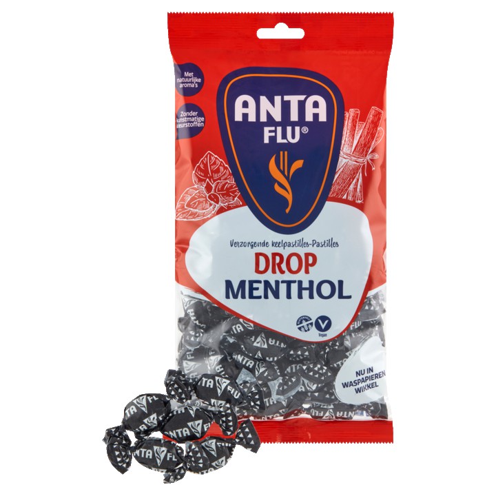 Anta Flu Verzorgende Keelpastilles Drop Menthol 275g