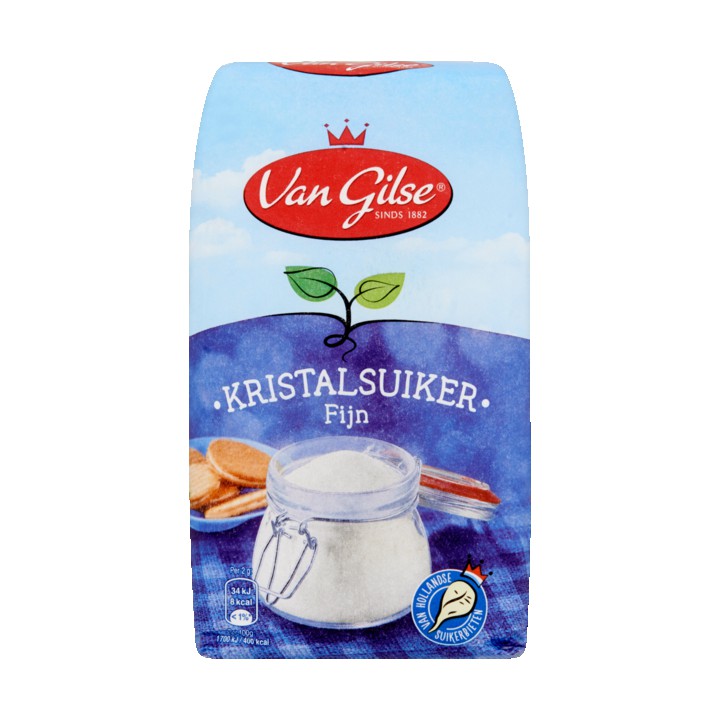 Van Gilse Kristalsuiker Fijn 750g