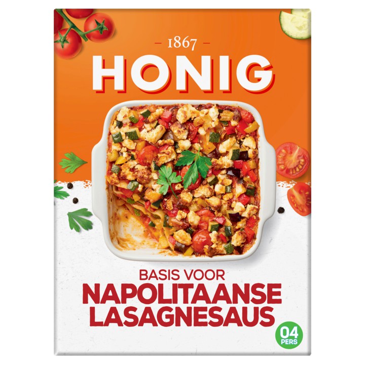 Honig Maaltijdmix voor Napolitaanse Lasagnesaus 88g