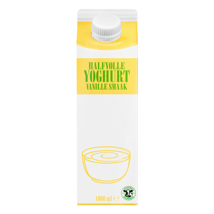 Halfvolle Vanille Yoghurt 1L