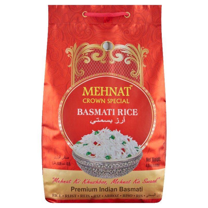 Mehnat Crown Basmati Rijst 4, 5kg