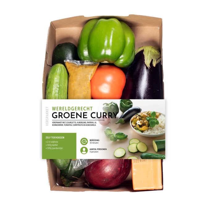 Verspakket groene curry