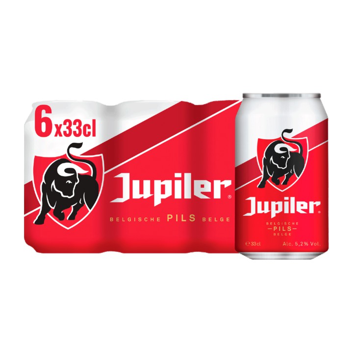 Jupiler - Pils - Blik - 6 x 330ML