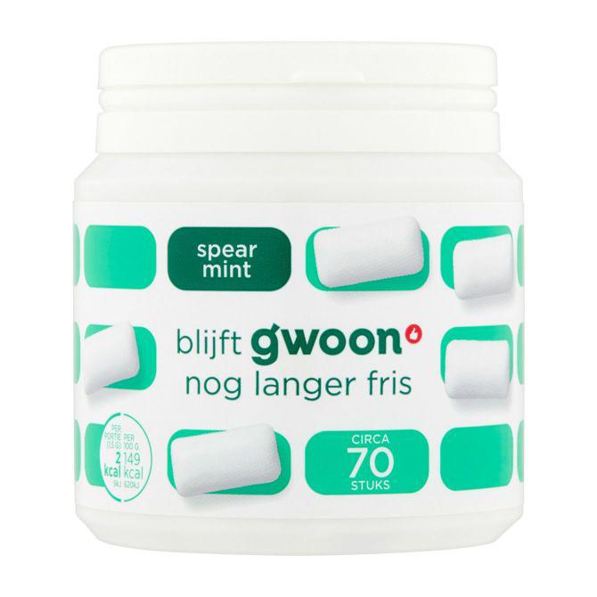 g&#039;woon Kauwgom spearmint