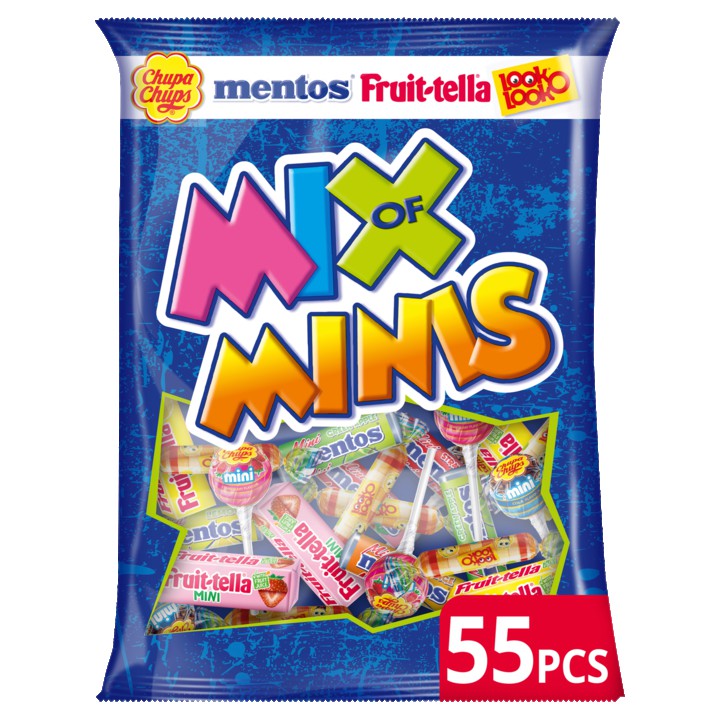 Fruittella Mix of Mini&amp;#x27;s Uitdeel snoep Snoepmix Zak 508 gram