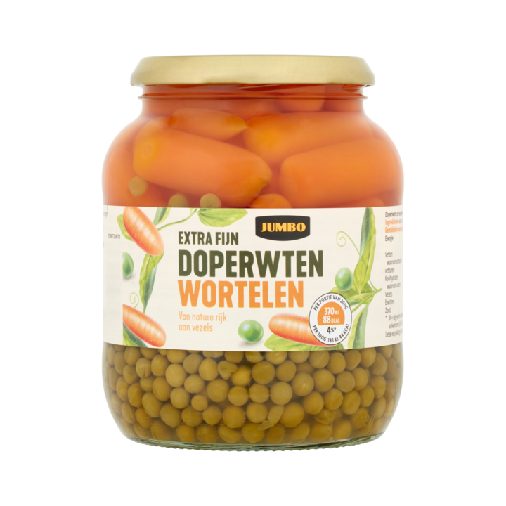 Jumbo Extra Fijn Doperwten Wortelen 680g