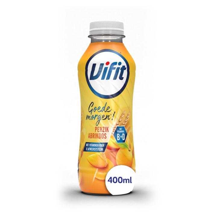 Vifit Goedemorgen! Drinkzuivel Perzik/Abrikoos 400ml