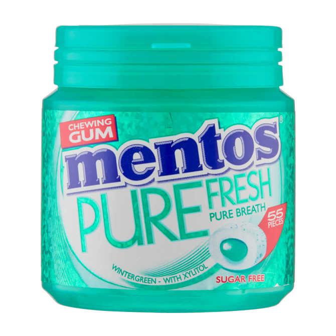 Mentos Chewing gum wintergreen sugar free