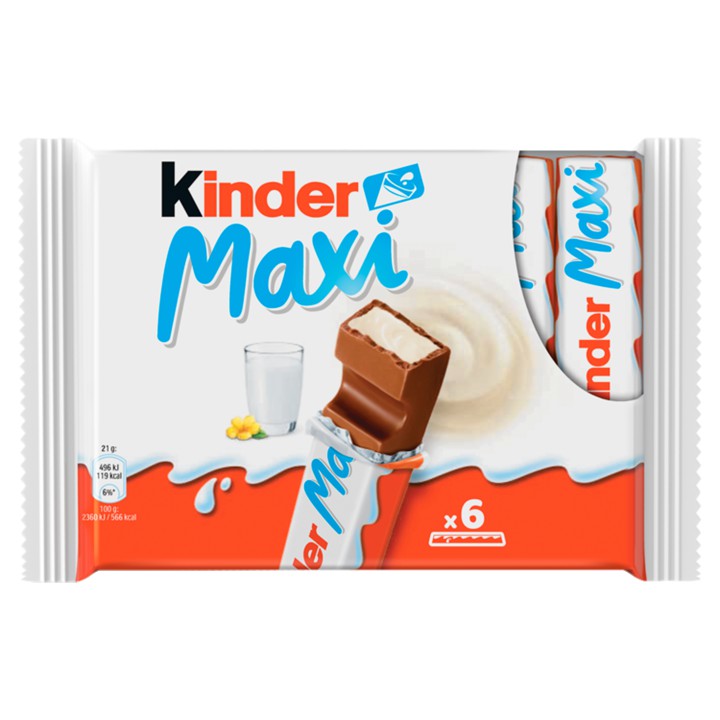 Kinder Maxi 6 Stuks 126g